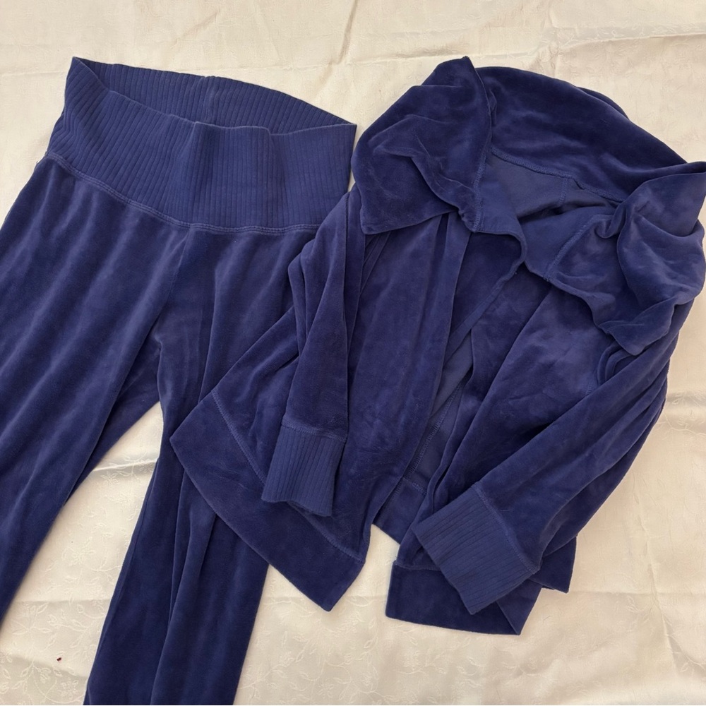Plush & Lush brand purple y2k lounge set / tracksuit